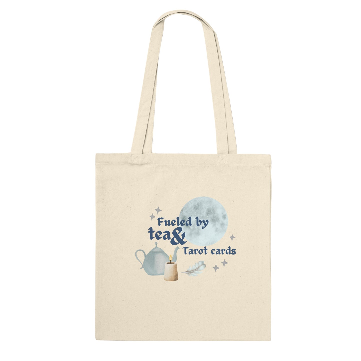 Fueled by tea & tarot cards - tote-bag