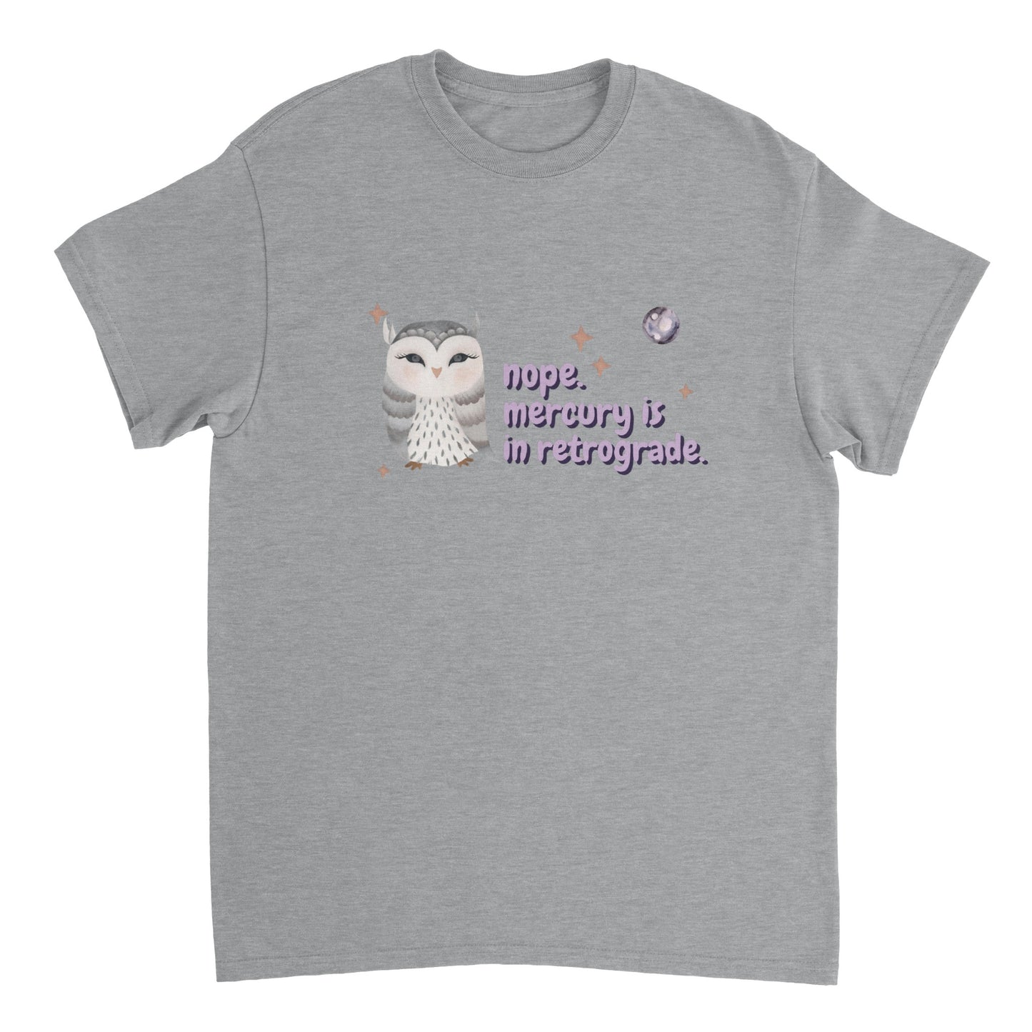 Nope. Mercury is in retrograde.  T-shirt volwassenen